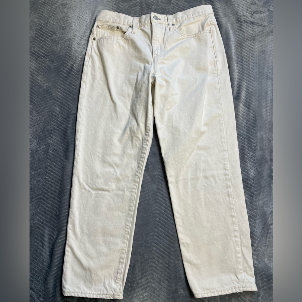 J. Crew Women's Boyfriend Jeans in Cream